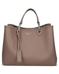 Emporio Armani - Sac Cabas À Anses Sur Le Dessus - Lyst