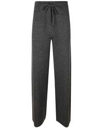 Max Mara - Fiabe Drawstring-Waist Knitted Track Pants - Lyst