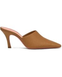AMINA MUADDI - Jamie Pointed-Toe Mules - Lyst