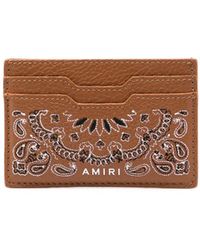 Amiri - Portacarte Con Ricamo - Lyst