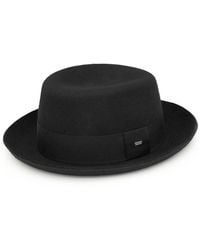 Saint Laurent - Trilby Hat In Wool Felt - Lyst