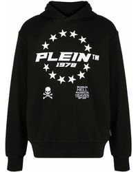 Philipp Plein - Logo-Print Pullover Hoodie - Lyst