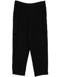 Yohji Yamamoto - Ribbed-Knit Trousers - Lyst