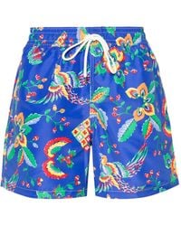 Polo Ralph Lauren - Traveler Floral-Print Swim Shorts - Lyst