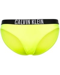 Calvin Klein - Slip Bikini Con Banda Logo - Lyst