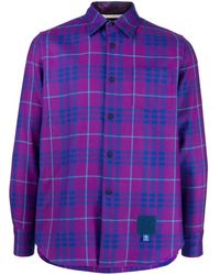 Fumito Ganryu - Button-Down Check Shirt - Lyst