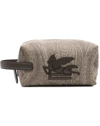 Etro - Trousse Da Bagno Essential Con Motivo Paisley Jacquard - Lyst