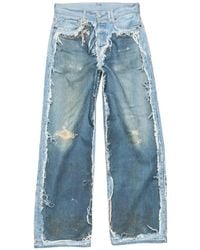 Acne Studios - Jean À Effet Usé - Lyst