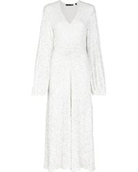 ROTATE BIRGER CHRISTENSEN - Sirin スパンコール Vネックドレス - Lyst