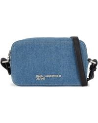 KARL LAGERFELD - Klj Denim Crossbody Bag - Lyst