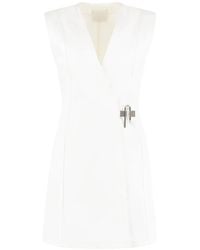 Givenchy - Denim Short Dress - Lyst