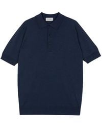 John Smedley - Short-Sleeved Merino-Wool Polo Shirt - Lyst