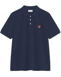 Maison Kitsuné - Fox Head Polo Shirt - Lyst