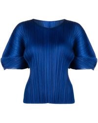 Pleats Please Issey Miyake - Monthly Colors August Plissé Blouse - Lyst