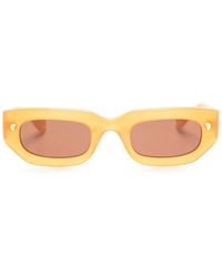 Nanushka - Lunettes De Soleil Kadee À Monture Rectangulaire - Lyst