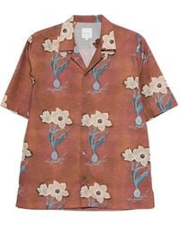 Paul Smith - Floral-Print Short-Sleeve Shirt - Lyst