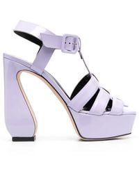 Sergio Rossi - 135Mm Open-Toe Sandals - Lyst