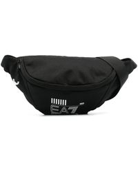 EA7 - Logo-Print Belt Bag - Lyst