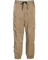 Moncler - Elasticated Logo-Patch Trousers - Lyst