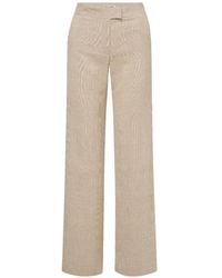 Veronica Beard - Broderick Check-Pattern Trousers - Lyst