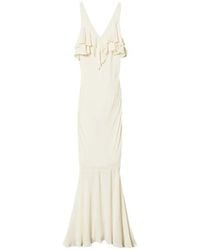 Twinset - Ruffled Maxi Dress - Lyst