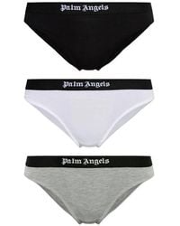 Palm Angels - Logo-Waistband Briefs (Set Of Three) - Lyst