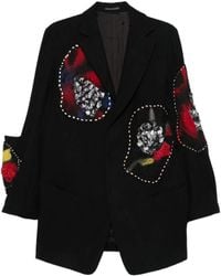 Yohji Yamamoto - Wool Panelled Jacket - Lyst