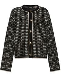 Max Mara - Boxy Jacquard-Knit Cardigan - Lyst