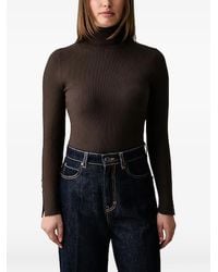 Guess - Ribbed-Knit Roll-Neck Sweater - Lyst