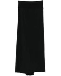 Rick Owens - Falda Midi De Canalé - Lyst