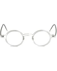 Lindberg - Round-Frame Glasses - Lyst