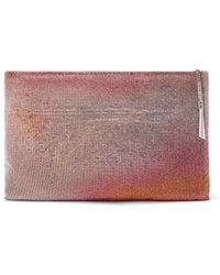 Benedetta Bruzziches - Rhinestone-Embellished Mesh Clutch Bag - Lyst