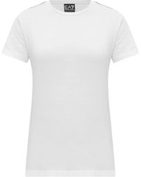 EA7 - Logo Series Jersey T-Shirt - Lyst