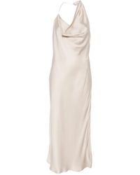 Nineminutes - Cowl-Neck Backless Midi Dress - Lyst