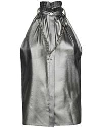 John Richmond - Silk Blouse - Lyst