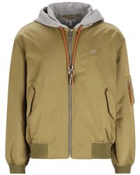 Loewe - Hooded Bomber Jacket - Lyst