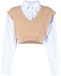 Alexander Wang - Layered Knitted Vest - Lyst