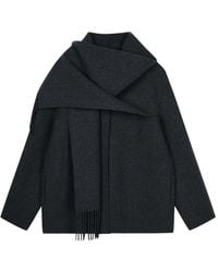 JNBY - Cappotto Crop Con Frange - Lyst
