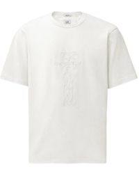 C.P. Company - 30/2 Mercerized-Jersey Twisted Short-Sleeve British Sailor T-Shirt - Lyst