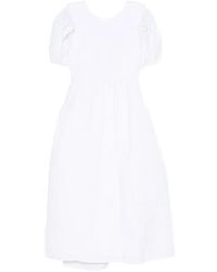 Cecilie Bahnsen - Catrine Puffed Midi Dress - Lyst