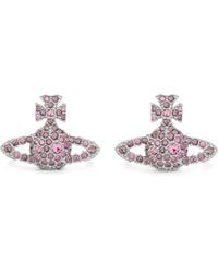 Vivienne Westwood - Grace Bas Relief Orb Stud Earrings - Lyst