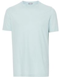 Zanone - Klassisches T-Shirt - Lyst