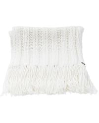 Fedeli - Fringed Ribbed-Knit Scarf - Lyst
