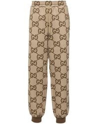 Gucci - Pantalones de chándal con estampado Jumbo GG - Lyst