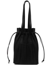 Pleats Please Issey Miyake - Fully-pleated Drawstring Tote Bag - Lyst