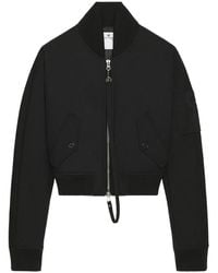 Courreges - Veste Bomber À Coupe Crop - Lyst
