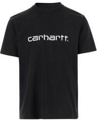 Carhartt - Logo Cotton T-Shirt - Lyst