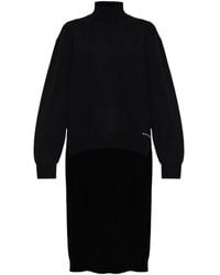Alexander Wang - Asymmetric-Cut Logo-Patch Sweater - Lyst