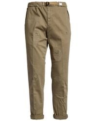 White Sand - Elasticated-Waistband Trousers - Lyst