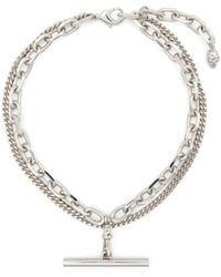 McQueen - マルチチェーン ネックレス - Lyst